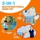 preview thumbnail 18 of 28, 2.5Ft 4-to-Score Giant Game Set - 33" x 13" x 30" (L x W x H)