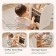 preview thumbnail 13 of 13, Teamson Kids Wooden Coffee Stand Pretend Play with Coffee Machine and 29 Pcs Accessories for Age 3-5 Kid and Toddlers