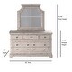 preview thumbnail 6 of 8, Palisade 6-Piece Antique White Bedroom Set by Greyson Living