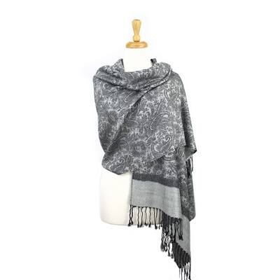 Buy Grey Pashmina Shawls Wraps Online At Overstock Our Best Scarves Wraps Deals