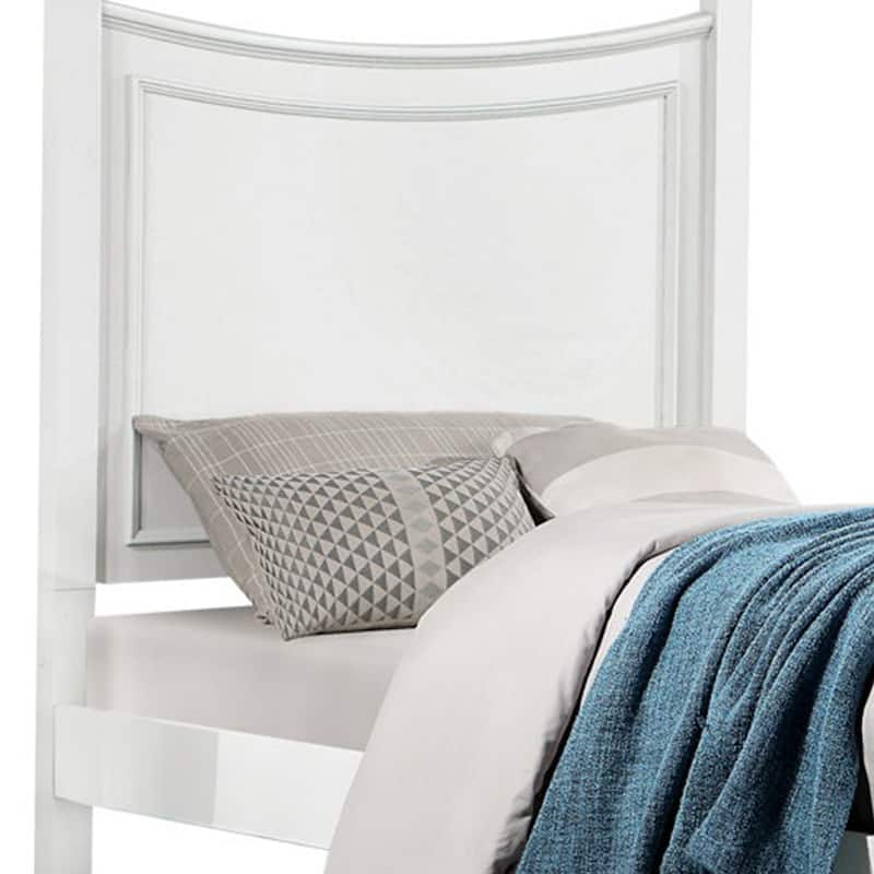 Joly Full Size Kids Bed with Cradle Inspired Trundle Storage, White