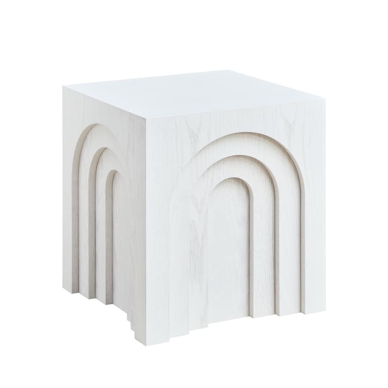 15.74'' Square Side Table Small Coffee Table Accent Table Bedside Table for Living Room Bedroom