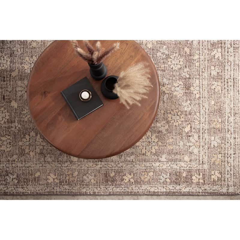 Kate and Laurel Pallson Round Wood Coffee Table