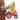 Corn on the Cob Red Tractor Tree Attachable Squirrel Feeder - 7.5 x 5 x 4