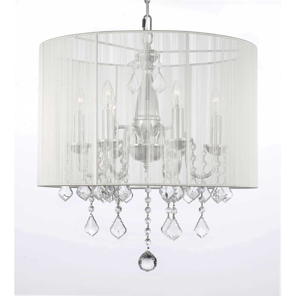 plug in chandelier black