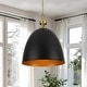 preview thumbnail 1 of 23, Mid-Century Modern 1-Light Bell Dome Large Pendant Light 17.7in