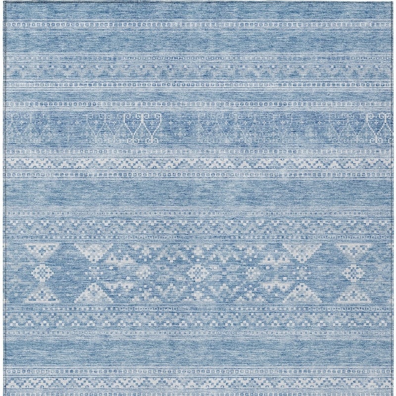 HomeRoots Southwestern Transitional Rectangle Outdoor Rug
