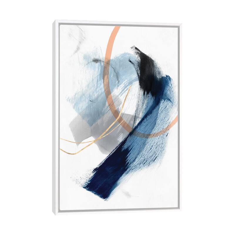 iCanvas "Foreshadow I " by PI Studio Framed Canvas Print - White - 48x32