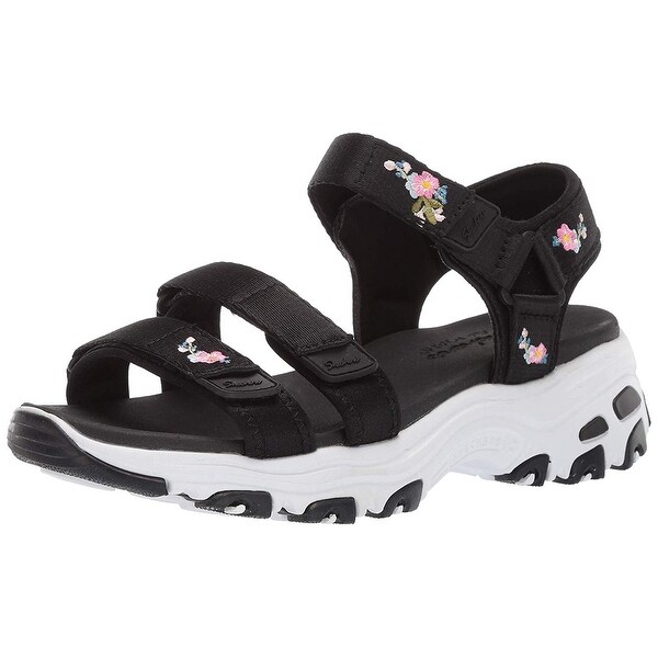 skechers floral sandals