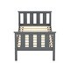 preview thumbnail 4 of 6, Twin Size Classic Modern Design Wood Platform Bed Frame with Footboard and Headboard