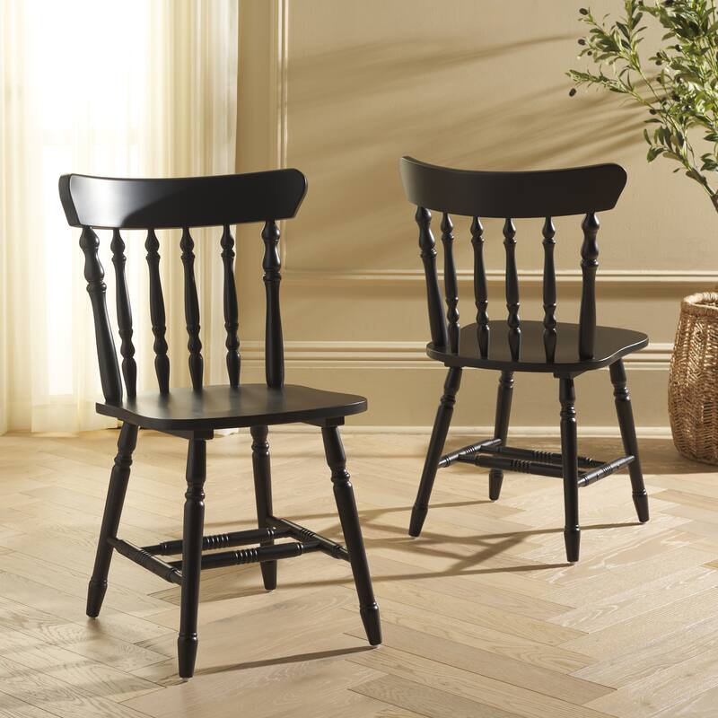 SAFAVIEH HOME Coralyn Caprail Dining Chair (Set of 2) - 17"W x 20"D x 34"H