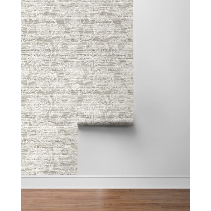 Stacy Garcia Home Faux Grass Floral Peel and Stick Wallpaper
