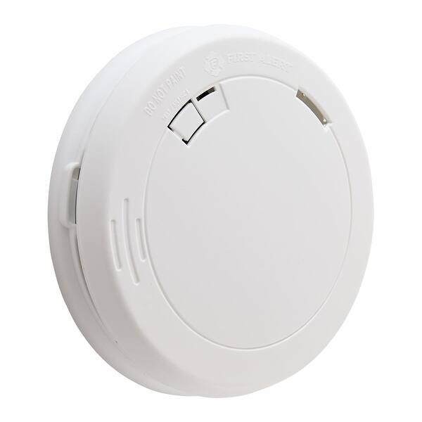 Shop First Alert Slim Photoelectric Smoke Alarm With 10 Year Sealed Battery Pr710 Overstock 29161684