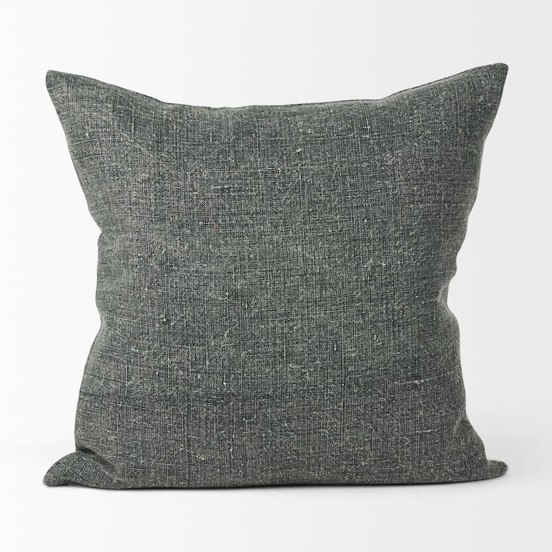 Jack Brown Linen Square Decorative Pillow Cover