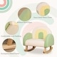 preview thumbnail 3 of 12, Child's rocking chair for bedrooms and playrooms - 19.75" L x 17.75" W x 17.25" H