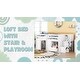 preview thumbnail 4 of 7, Kids Loft Bed Twin Size Wooden Bed Frame with Storage Stairs & Drawer