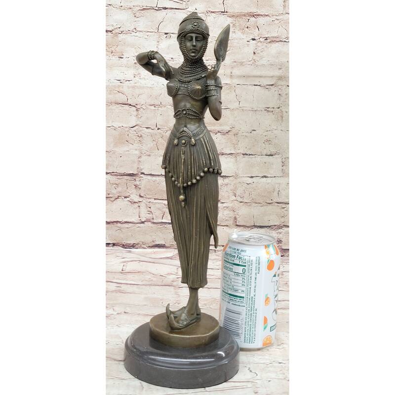 Middle Eastern Arabian Princess Bronze Sculpture Statue Figure Art Deco Chiparus