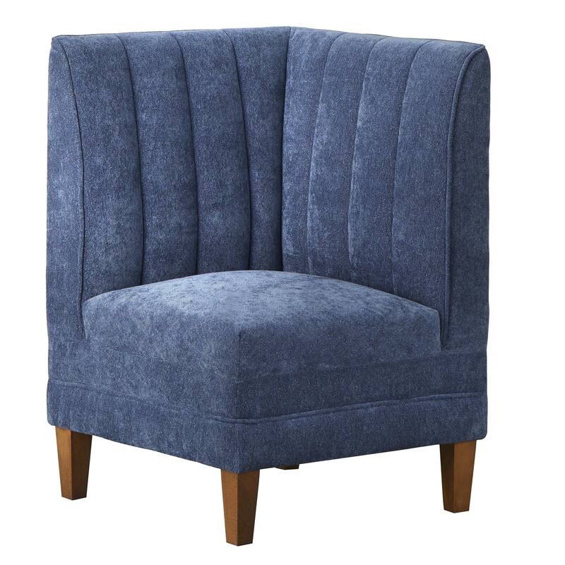 Lifestorey Kerrington Channel Back Upholstered Corner Seat