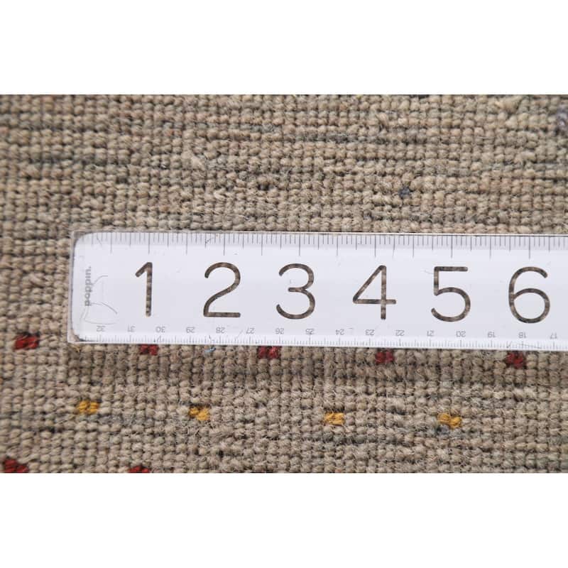 Tribal Gabbeh Indian Runner Rug Handmade Wool Carpet - 2'9"x 9'10"