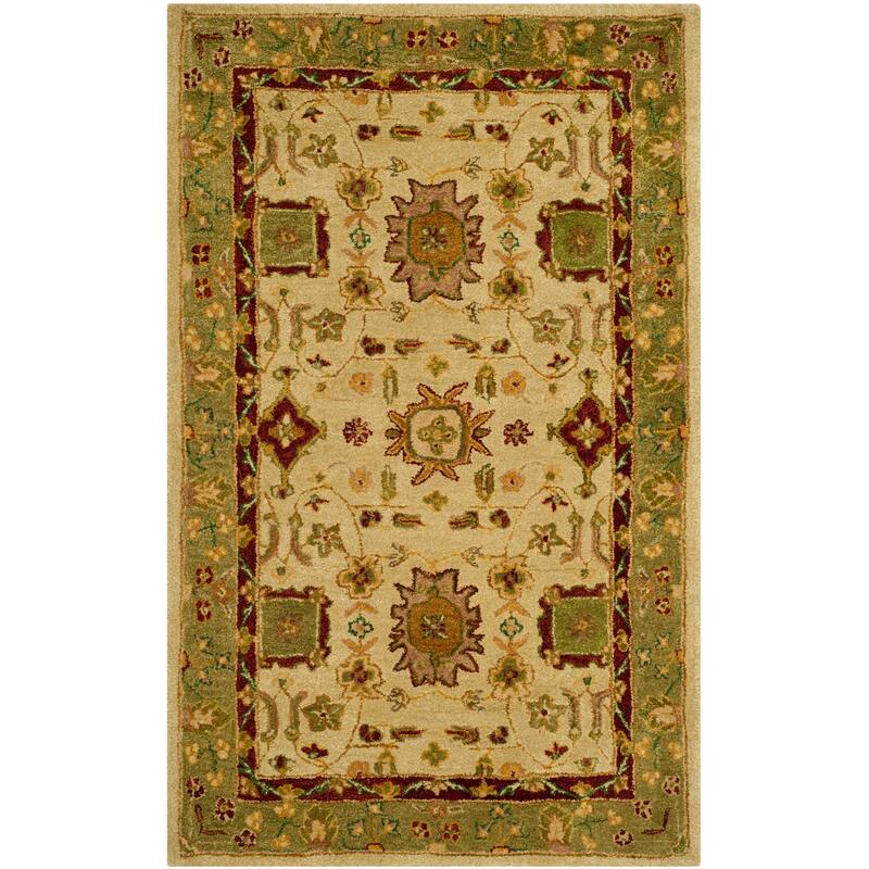 SAFAVIEH Handmade Taj Mahal Ardijana Traditional Oriental Wool Rug