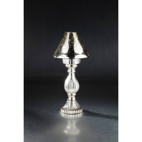 Shop 16 Champagne Silver Colored Mercury Glass Lamp Design Candle