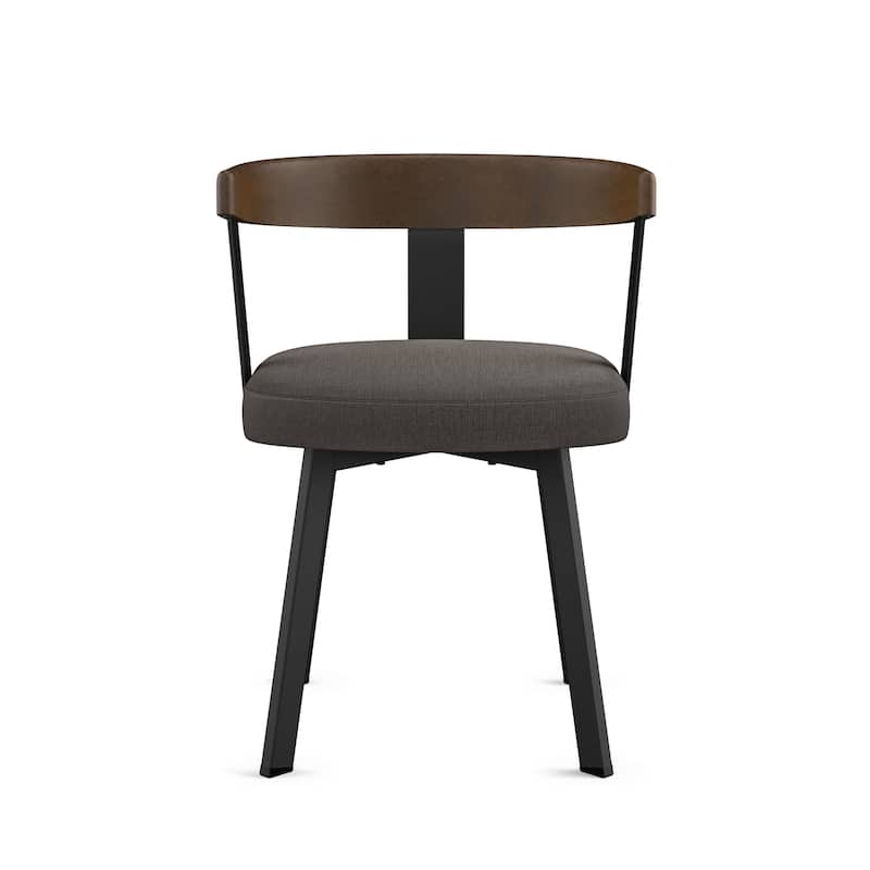 Amisco Lars Dining Chair with Wooden Backrest and Armrests
