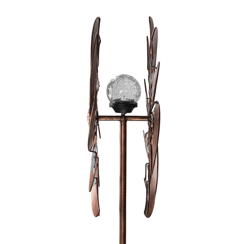 Teamson Home 18" dia. Solar Kinetic Windmill Spinner,