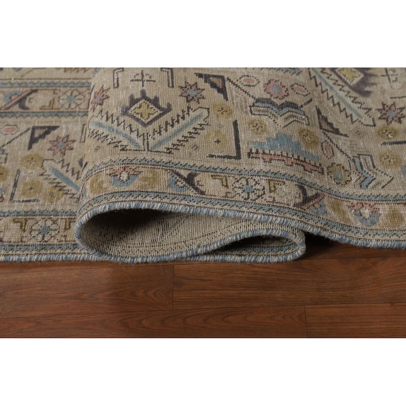 Beuge Tabriz Persian Rug Traditional Hand-Knotted Wool Carpet - 8'8"x 11'2"