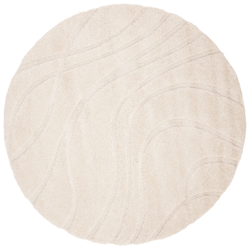 SAFAVIEH Florida Shag Sigtraud Abstract Waves 1.2-inch Area Rug