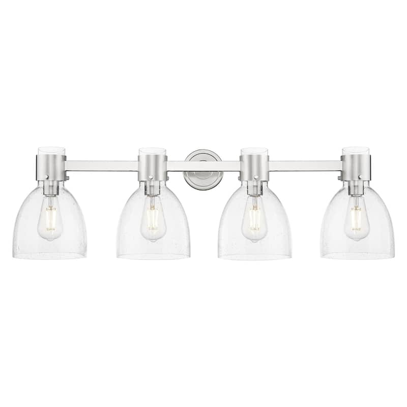 Innovations Lighting 464-4W-G464D-7SDY Lawton Bell 4 Light 34" Wide - Satin Nickel