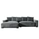 preview thumbnail 36 of 59, Transitional Luxe Upholstered Living Room Sectional 106.7 inch