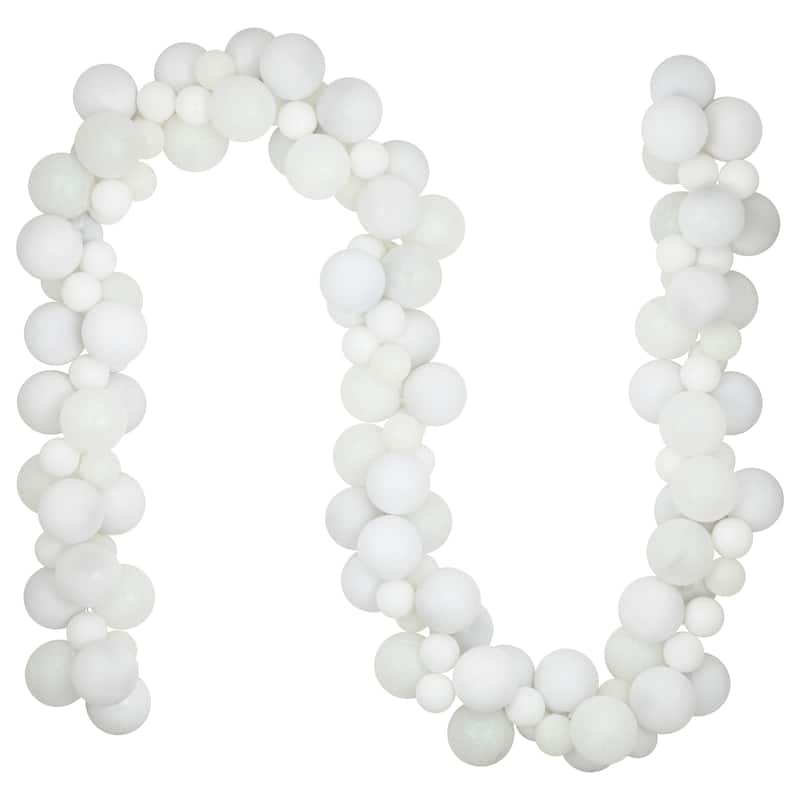6' 3-Finish Shatterproof Ball Christmas Garland