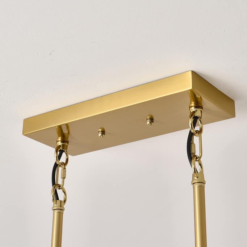 Bubble Sputnik Chandelier Modern Linear Chandelier with Globe Glass Shades