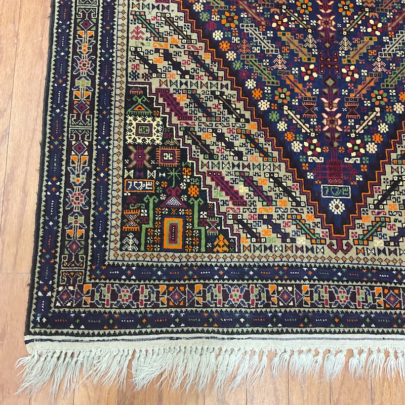 HERAT ORIENTAL Handmade Balouchi Wool Rug - 3'10" x 6'6"