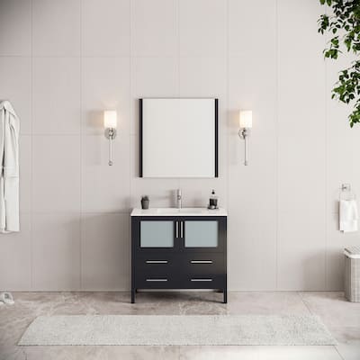 Fresca Torino 36" Free Standing Single Vanity Set with Engineered Wood