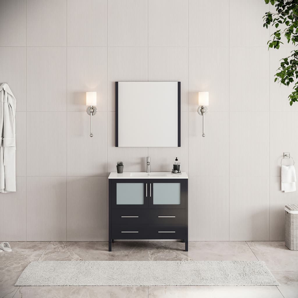 Fresca Torino 36" Free Standing Single Vanity Set with Engineered Wood