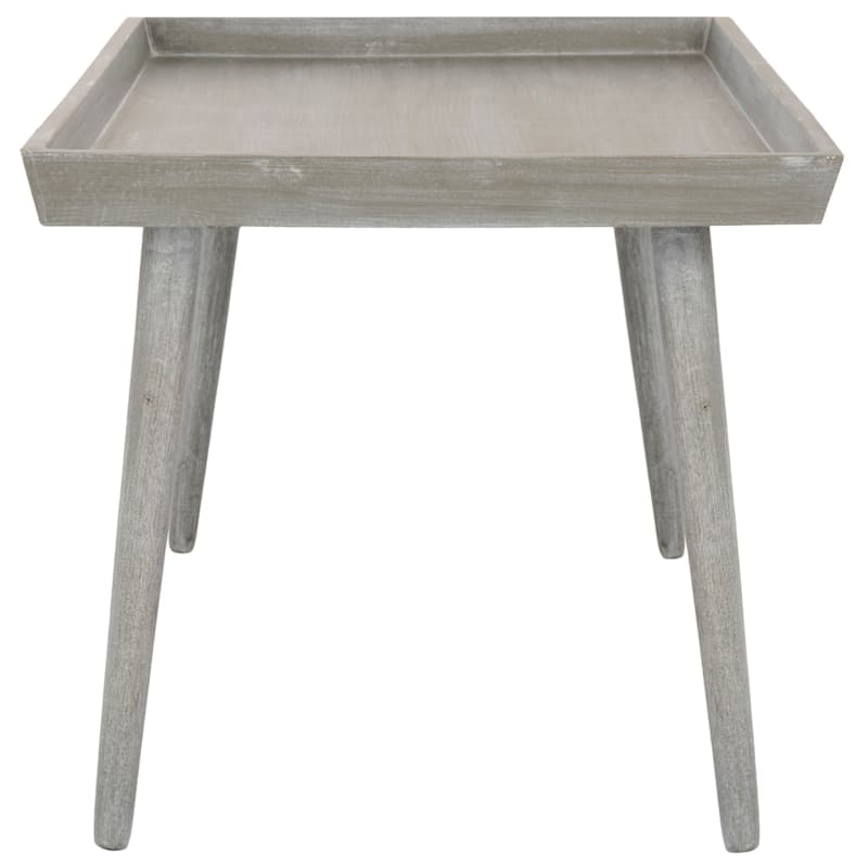 SAFAVIEH Parlee Antique White Coffee Table with Tray - 41.8" x 21.8" x 19" - 42"W x 22"D x 19"H