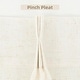 preview thumbnail 52 of 58, DriftAway Pinch Pleat Linen Textured Semi Sheer Solid Curtains Back Tabs