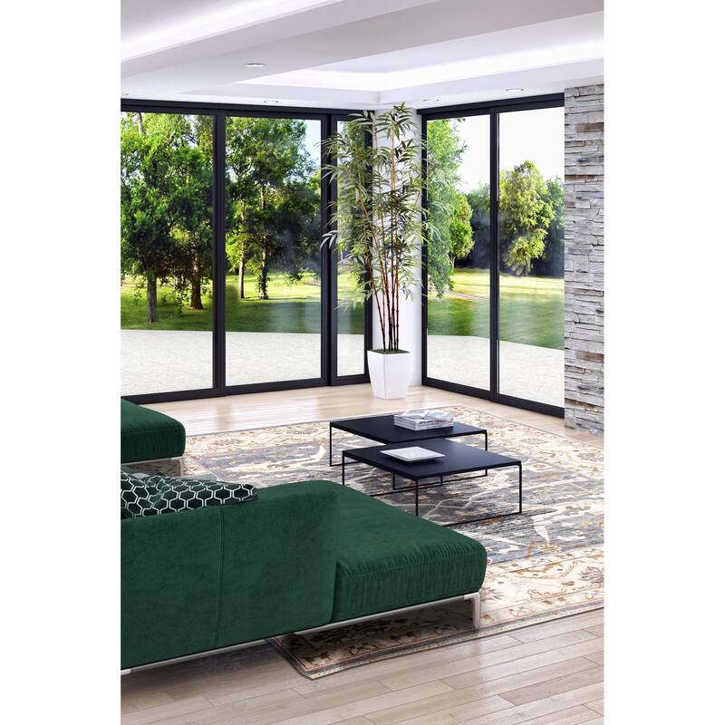 ECARPETGALLERY Hand-knotted Royal Oushak Grey Wool Rug - 8'3 x 9'10