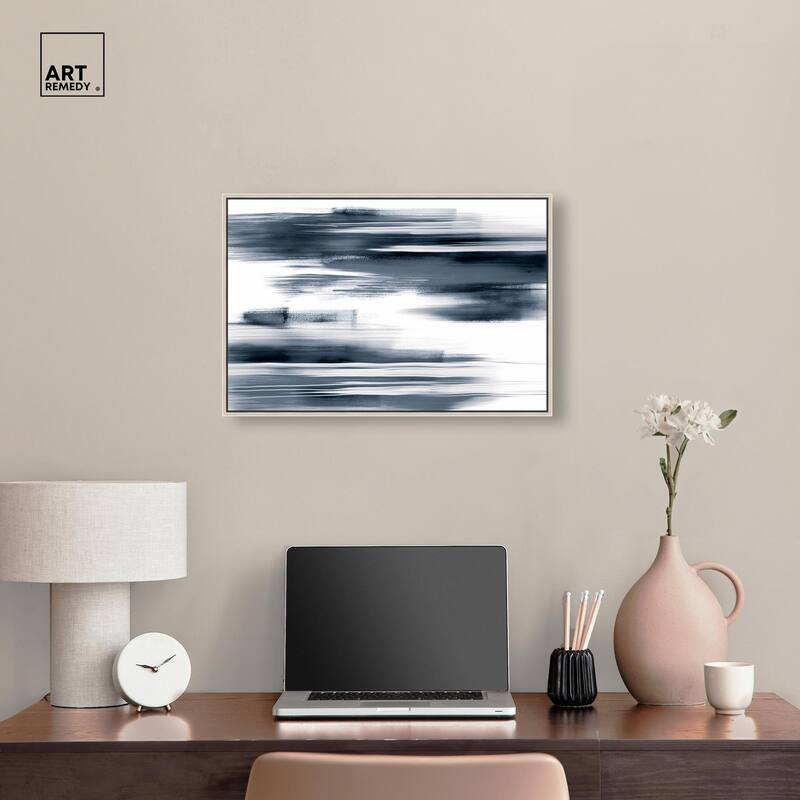 Blue Mirage II Canvas by Art Remedy