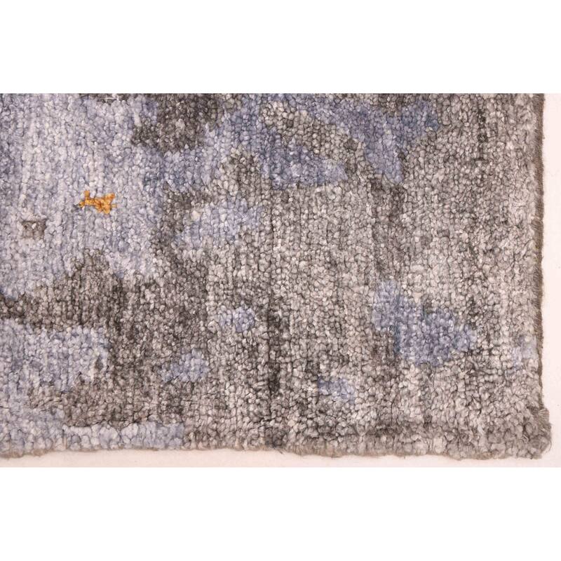 ECARPETGALLERY Hand-knotted Legacy Grey Silk Rug - 6'6 x 9'8