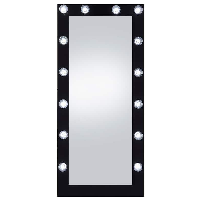 Zayan 32 x 71 Inch Floor Mirror LED Lighting