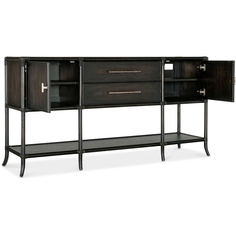 Hooker Furniture 6950-75917 Retreat 70" Wide Maple and Oak Buffet with