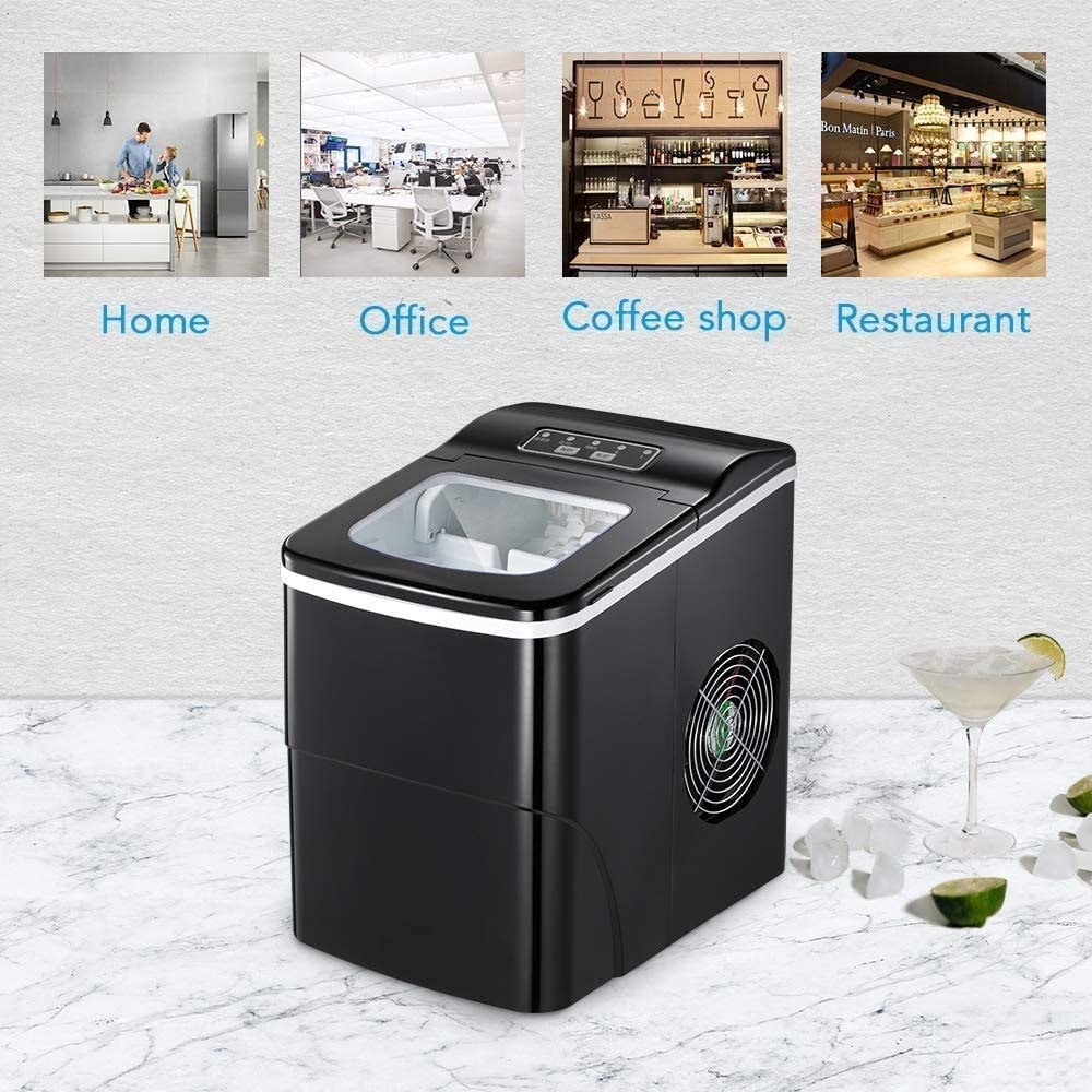Ice Maker Machine Countertop-Portable Ice Cube Makers 26 lbs in 1