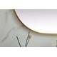 preview thumbnail 7 of 9, Elegant Lighting MR2A2448 Asha 24" W x 48" H Oval Framed Bathroom