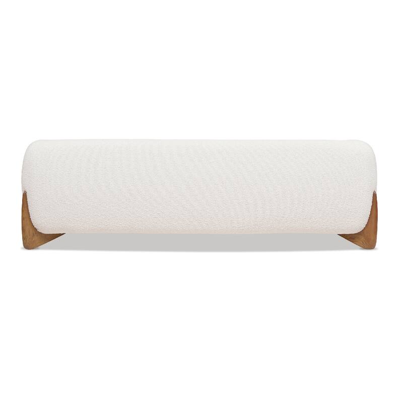 Alpine 90.5" Sherpa Upholstered Sofa
