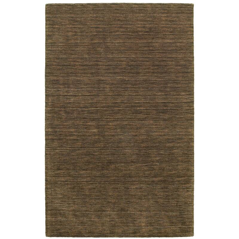 HomeRoots Solid Color Modern Rectangle Area Rug