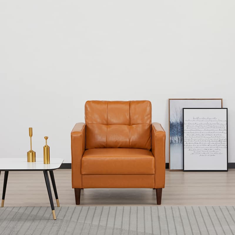 Artdeco Home Anza Faux Leather Arm Chair