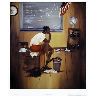 undefinedundefined5th Grade Substituteundefinedundefined by Annie Lee  Education Art Print (24 x 20 in.) - Overstock - 12159249