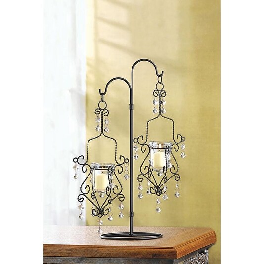 Crystal Drop Candleholder